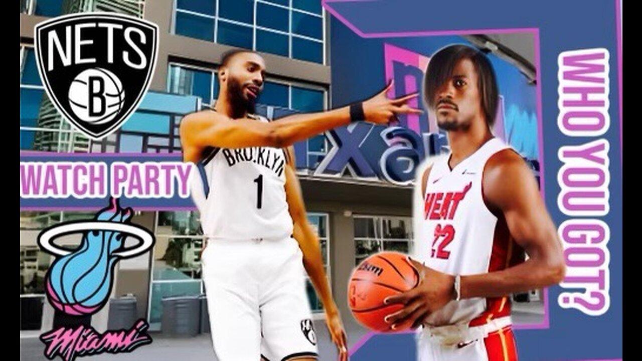 Brooklyn Nets vs Miami Heat | Live Watch Party Stream | NBA 2023 season Game