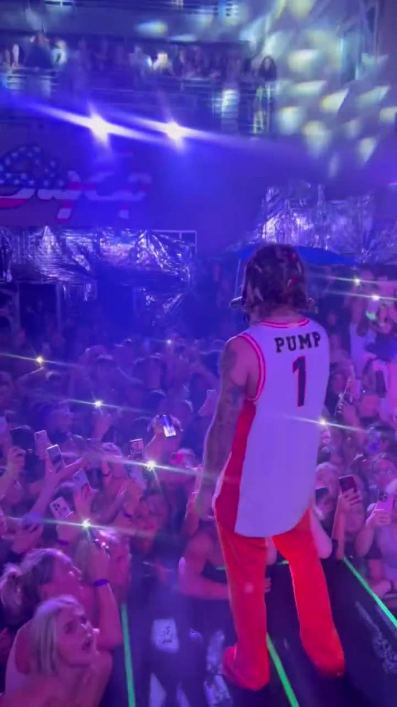 Rapper Lil Pump Starts Epic Chant At Concert: "We Want Trump"