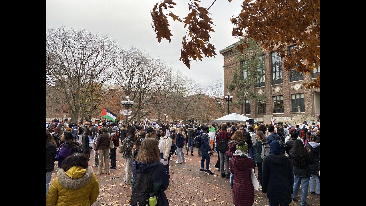 LIVE: Pro-Palestinian Protest Calling for Divestments at the University of Michigan in Ann Arbor