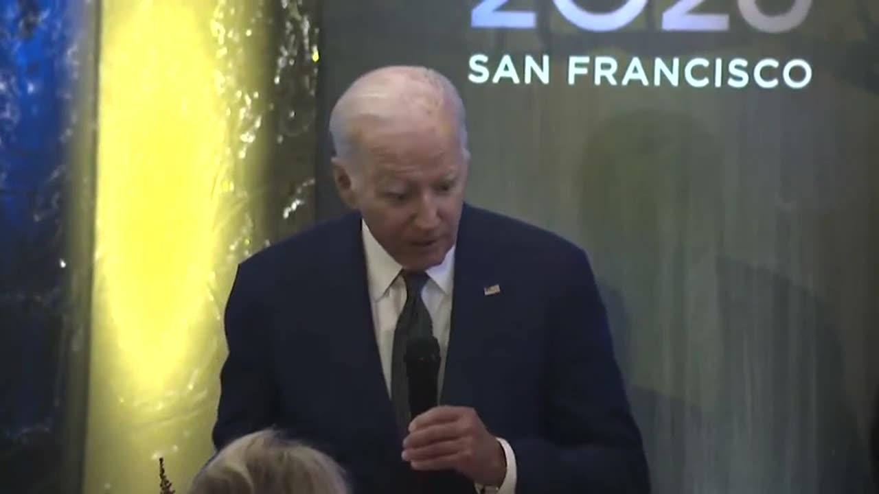 Joe Biden Pretends To Sip Wine In Embarrassing Clip