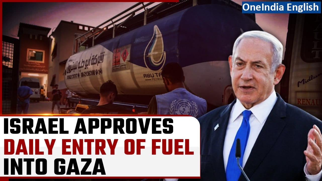 Israel-Hamas War: Israel agrees to regularly let fuel into Gaza Strip for aid needs | Oneindia News
