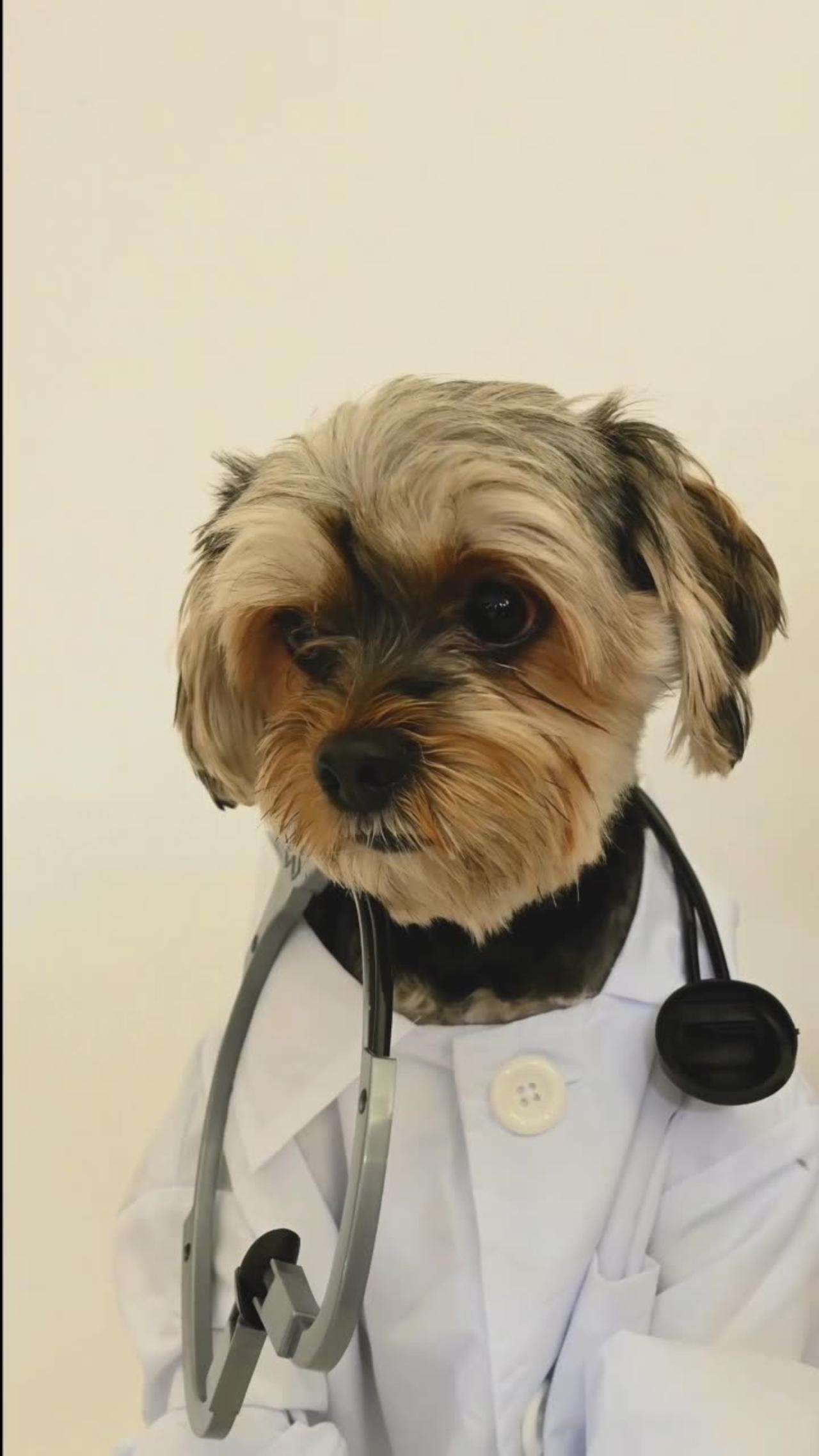 doctor funny dog amazing viral video