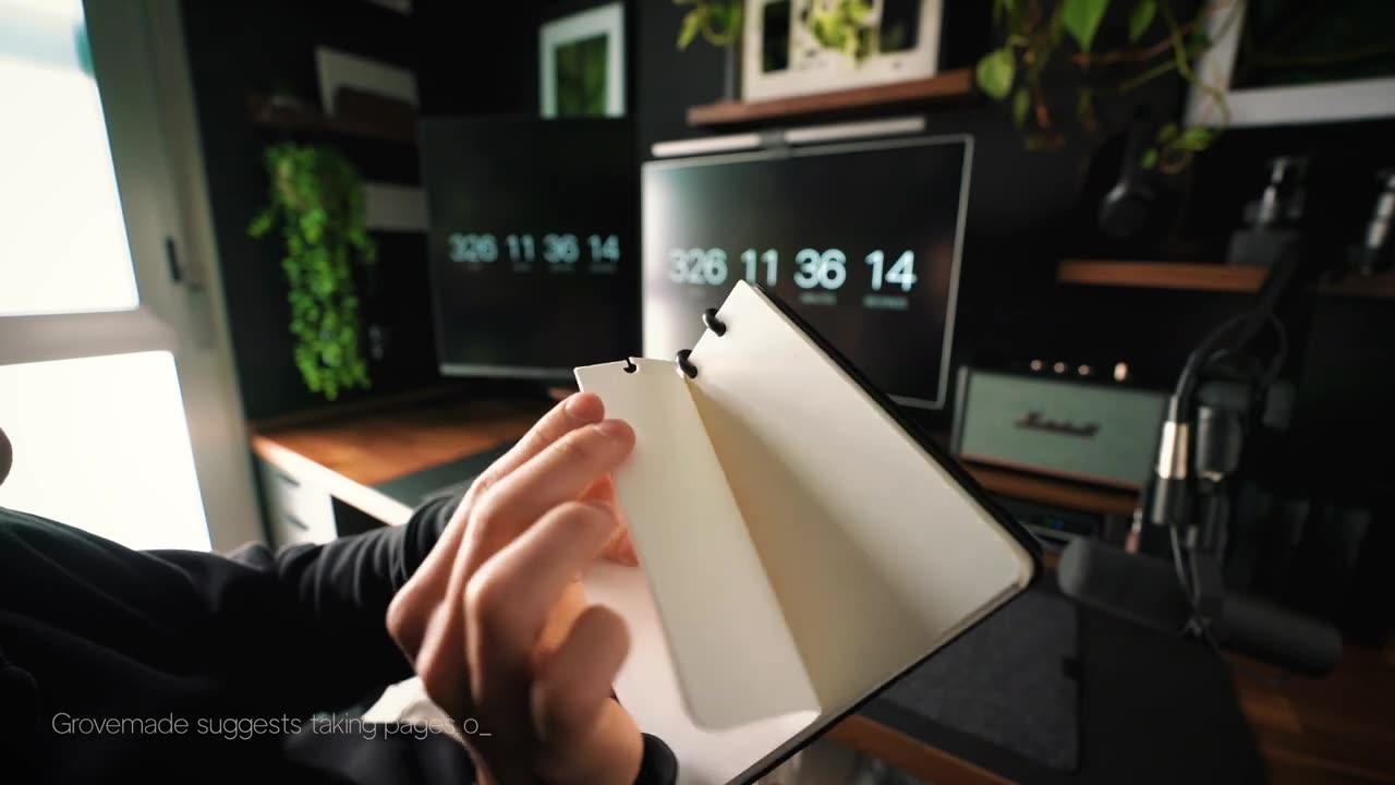 Grovemade Unboxing_ Felt Desk Pad, Task Knife, One News Page VIDEO