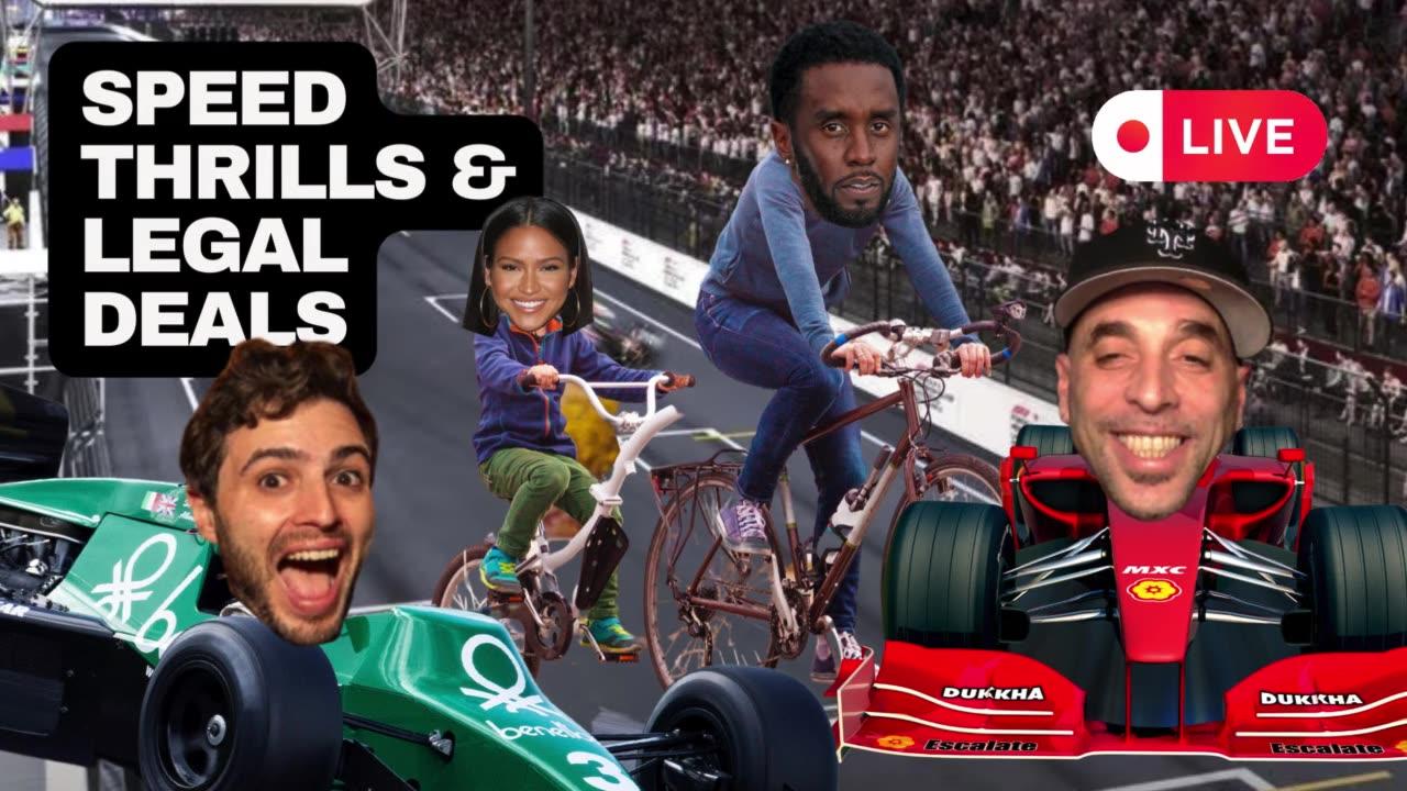 Speed Thrills & Legal Deals: Brian at F1 Vegas & Diddy-Cassie Lawsuit Scoop!