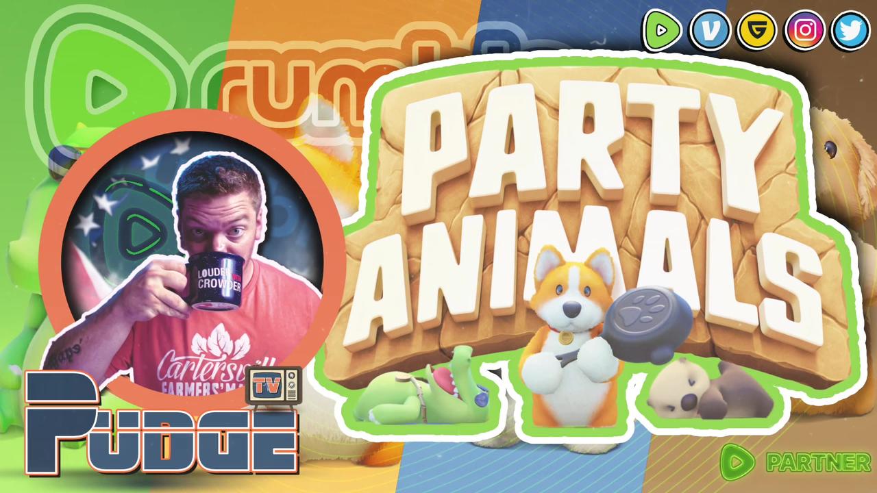 Party Animals Rumble Party | Pudge Plays | Otters Must Dye