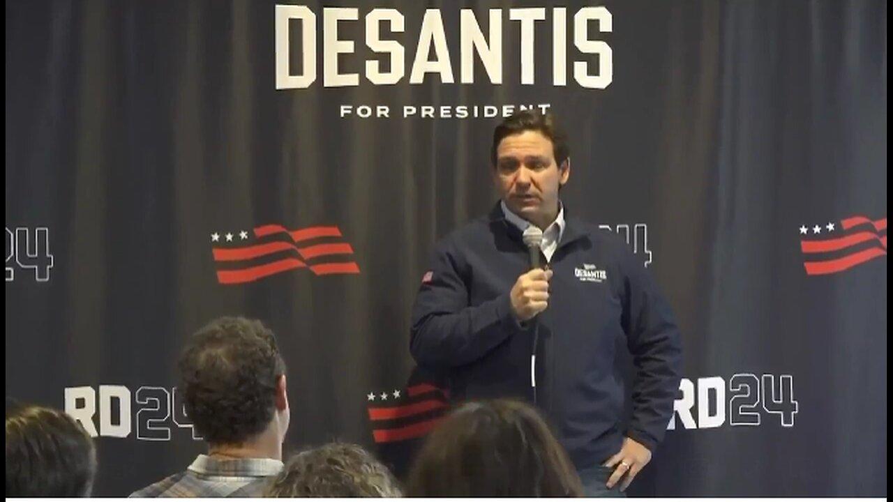 Presidential candidate Ron DeSantis holds a meet and greet campaign stop in Pella, Iowa