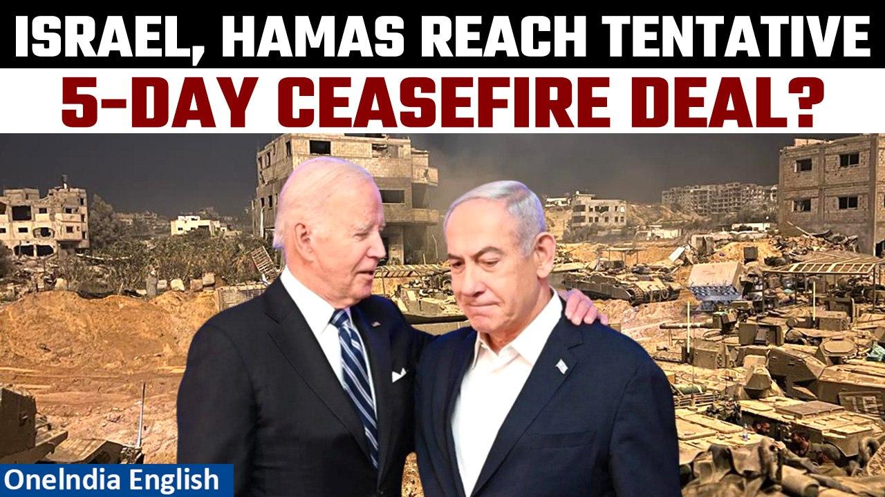 US, Israel and Hamas reach tentative deal to pause conflict and free hostages | Oneindia News