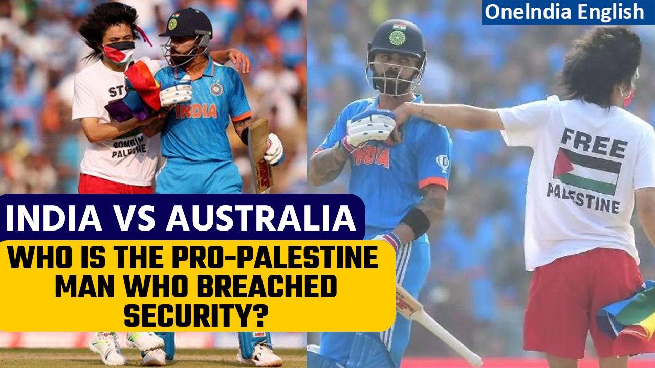 India vs Australia: Pro-Palestine man breaches security | All about him | Oneindia News