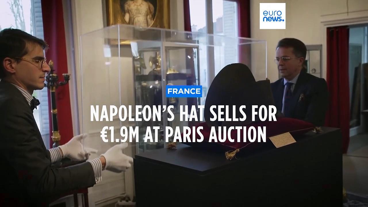 Napoleon's hat fetches 1.9 million euros at auction in Paris