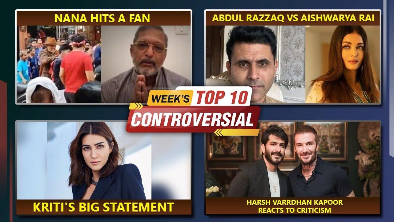 Nana Patekar Hits A Fan, Pakistani Cricketer Abdul Razzaq Apologized to Aishwarya Rai Top 10 News