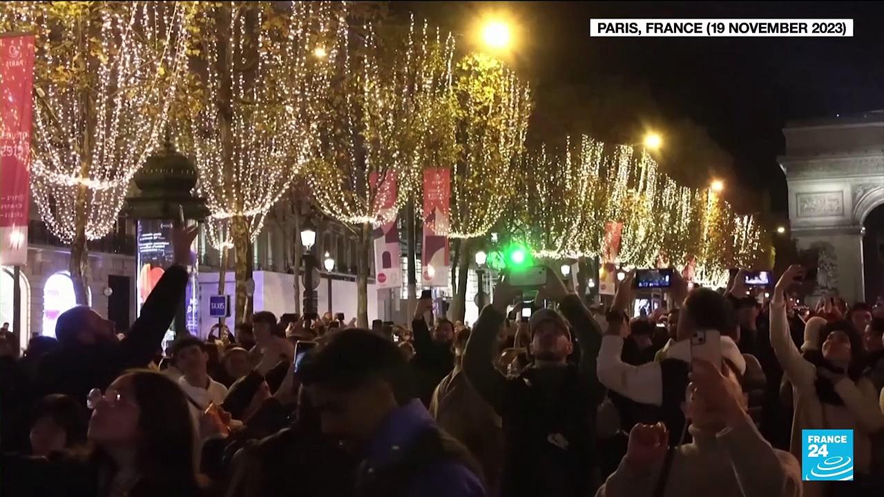 Paris lights up Champs-Élysées for holiday season