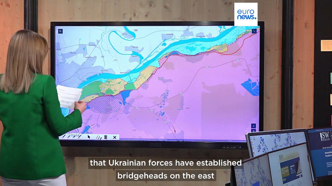 Ukraine war in maps: Kyiv’s forces establish bridgeheads on east bank of Kherson region