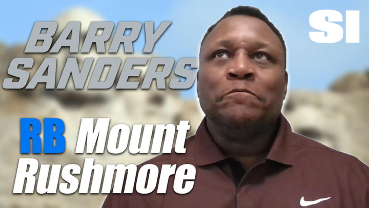 Barry Sanders Names His Running Back Mount Rushmore