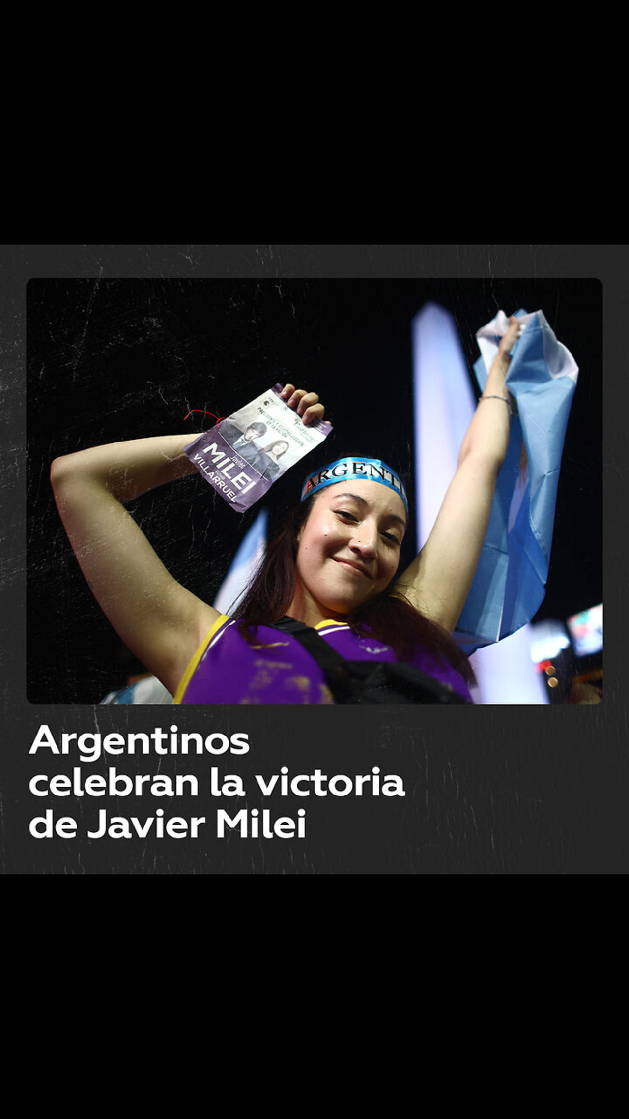 ¿Cómo reaccionaron los argentinos ante la victoria de Javier Milei?