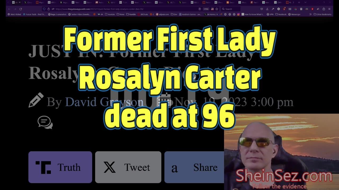 Former First Lady Rosalynn Carter Dies at 96-SheinSez 358