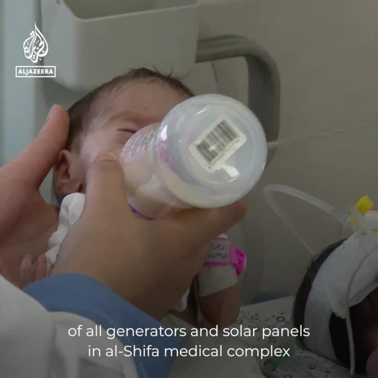 Al Jazeera reporter visits premature babies in Gaza ward | Al Jazeera Newsfeed
