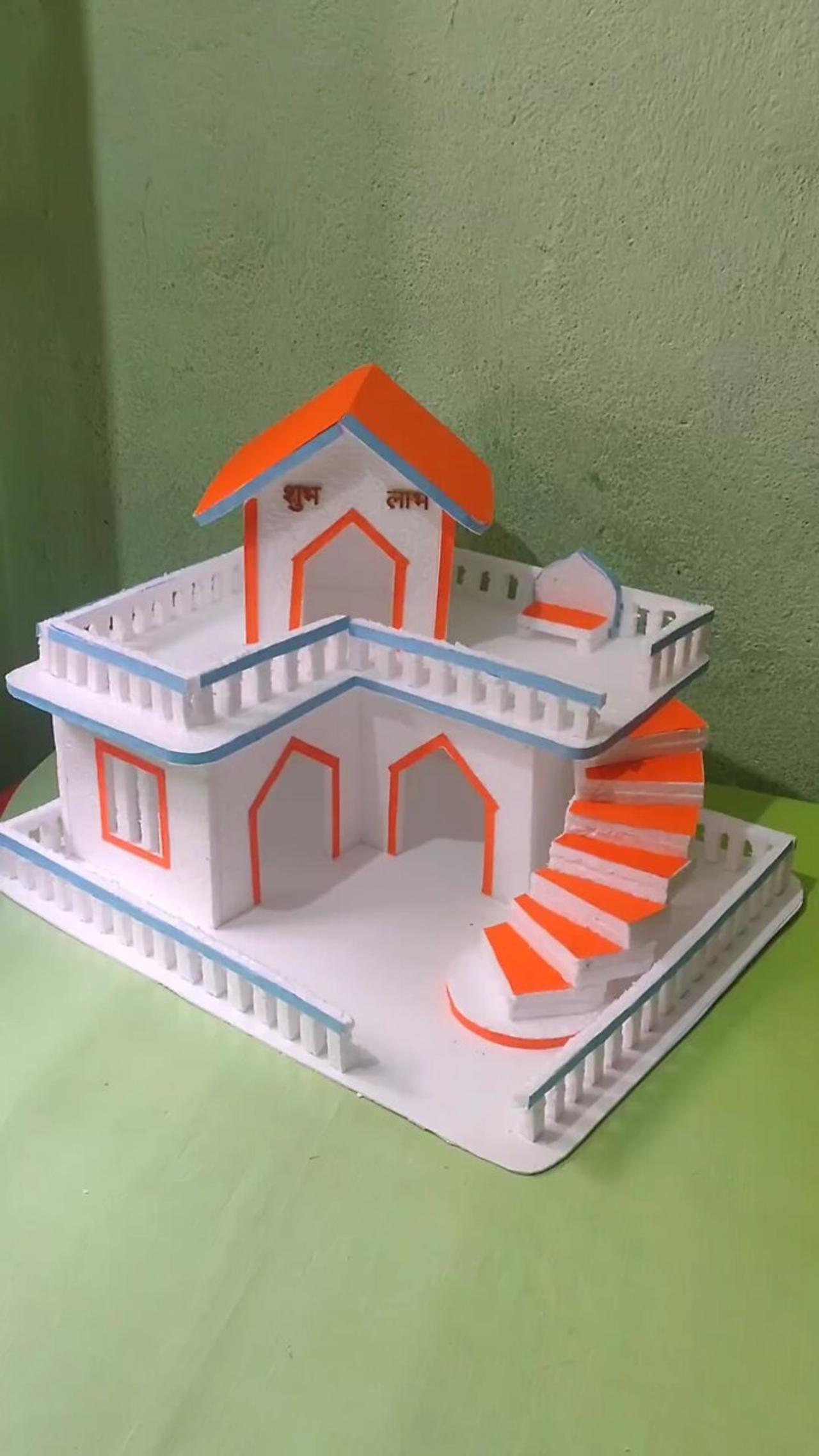 How to make a new cartoon home mini home for children