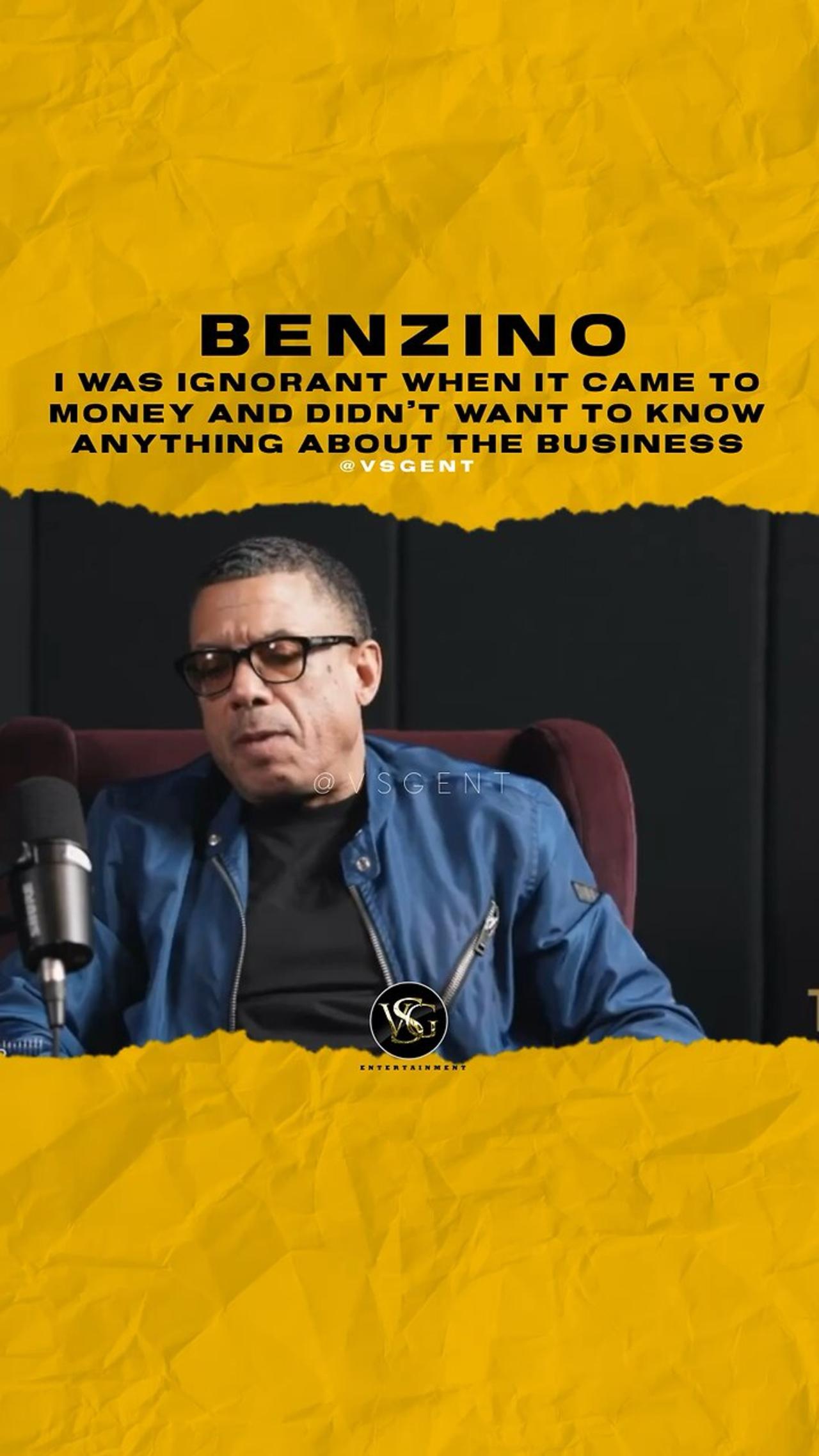 #benzino I was ignorant when it came 2 💰 & didn’t want to know about the business. 🎥 @tonythecloser_