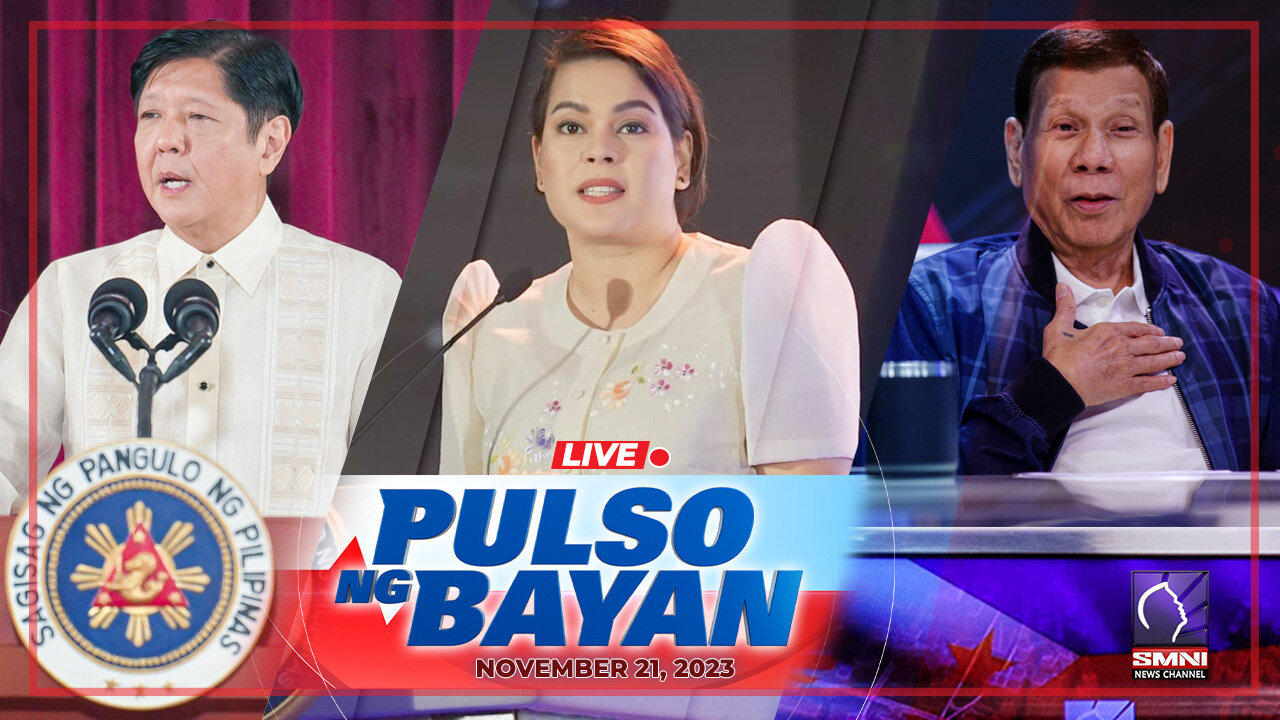 LIVE: Pulso ng bayan kasama sina Admar Vilando at Jade Calabroso | Nobyembre 21, 2023