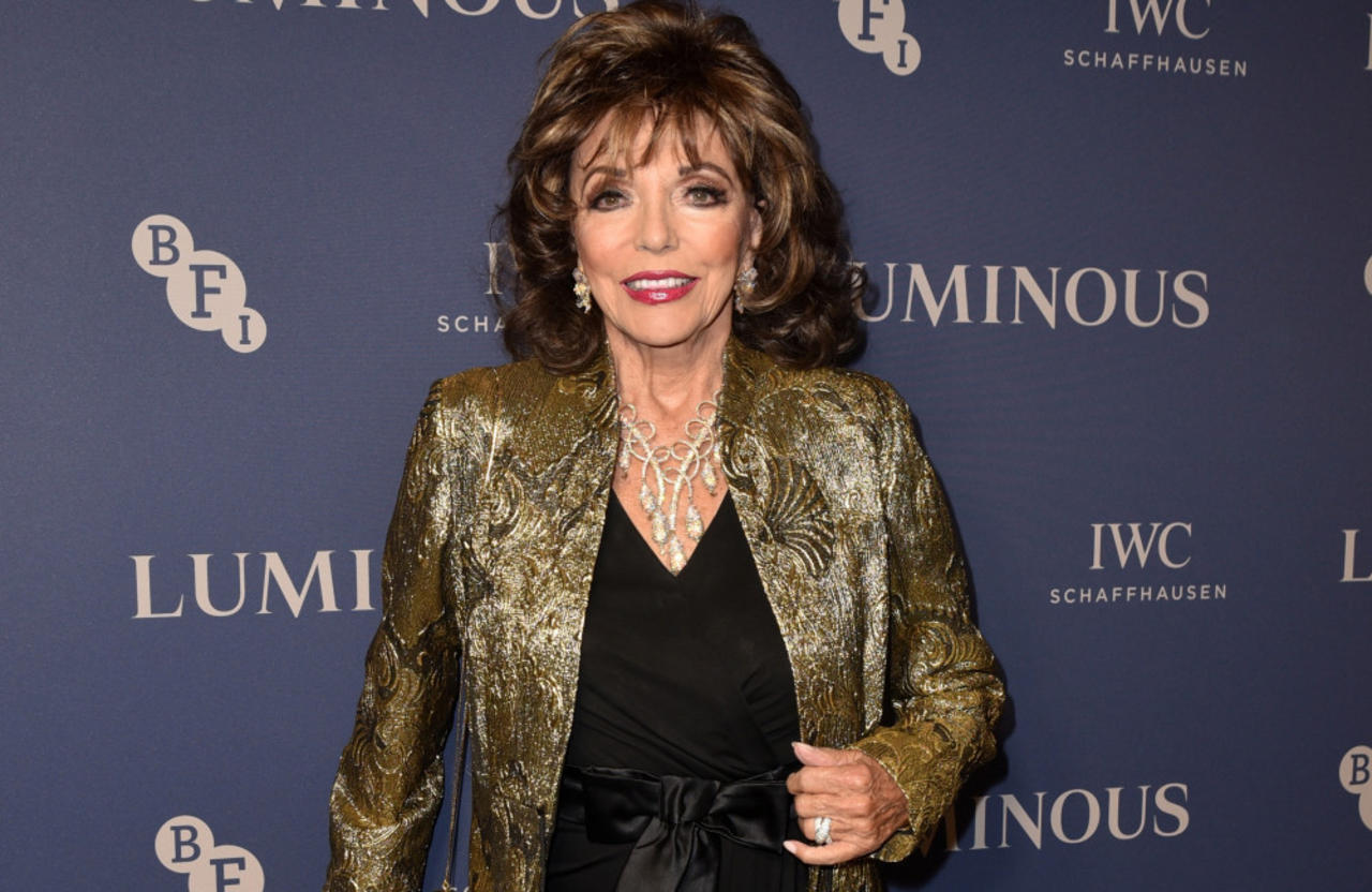 Dame Joan Collins, 90, reveals she will never retire