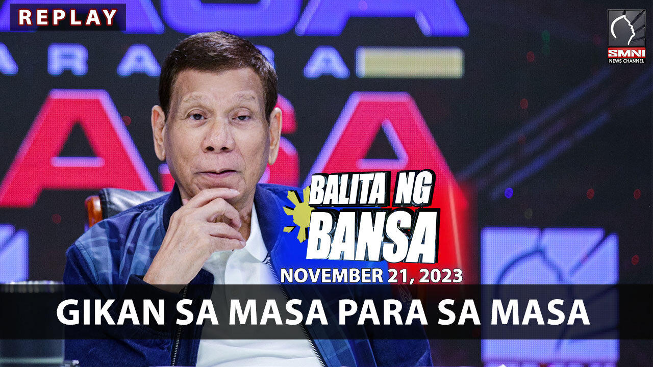 REPLAY: 'Gikan sa Masa, Para sa Masa' kasama si dating Pang. Rodrigo Roa Duterte | November 21, 2023