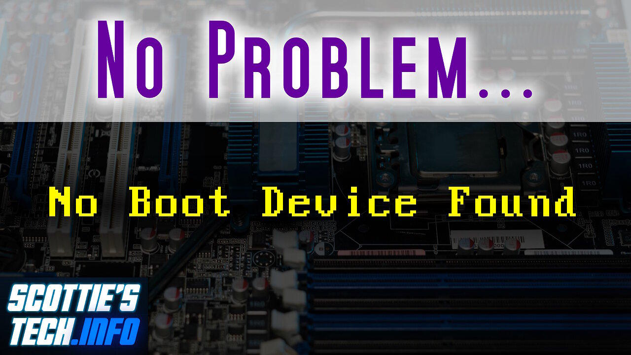 Missing Boot Drive after an upgrade?