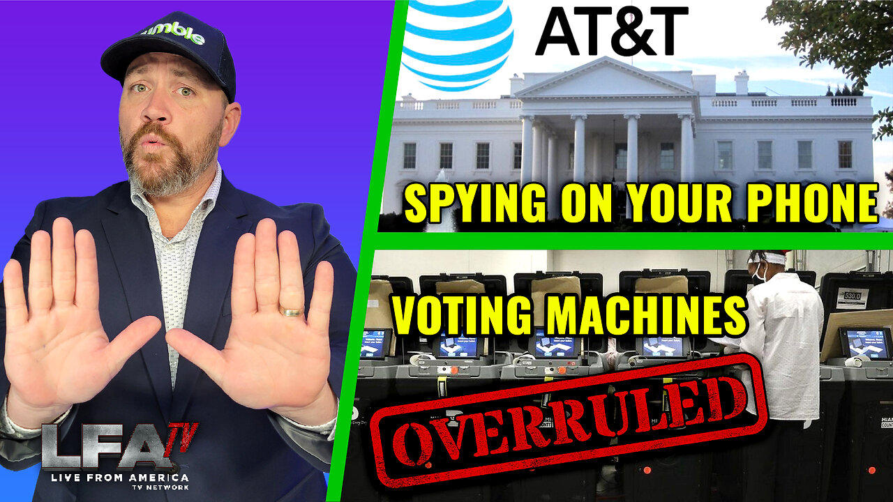 AT&T SPYING AND MACHINE RULING! | LIVE FROM AMERICA 11.21.23 5pm