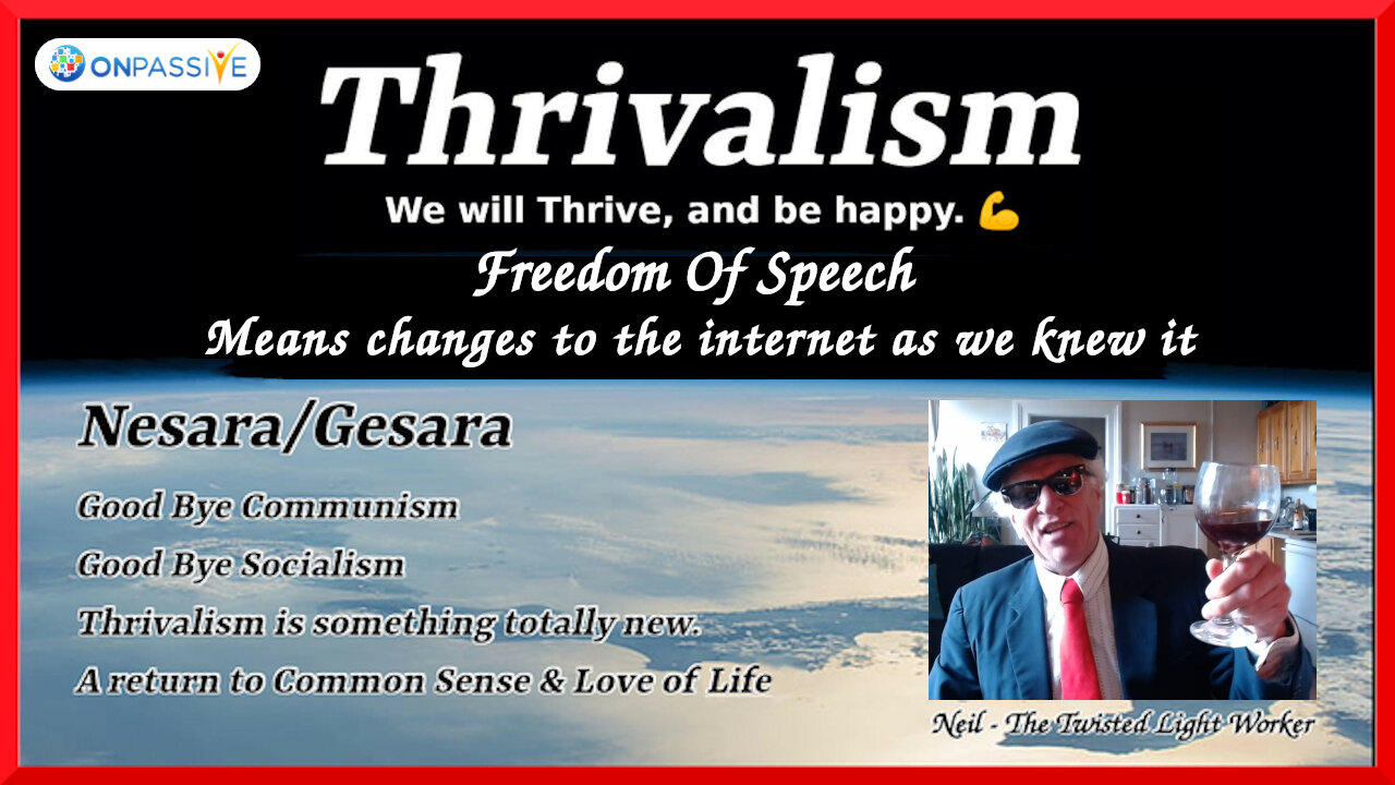 🍺 #Thrivalism #FreeSpeech #Onpassive