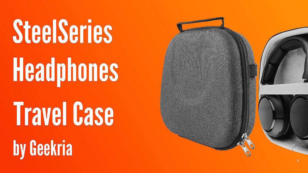 SteelSeries Over-Ear Headphones Travel Case, Hard Shell Headset Carrying Case | Geekria