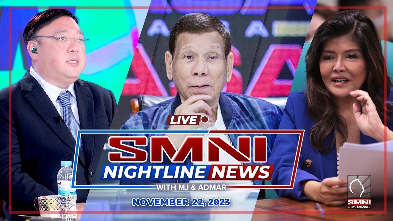 LIVE: SMNI Nightline News with Admar Vilando and Jade Calabroso | November 22, 2023