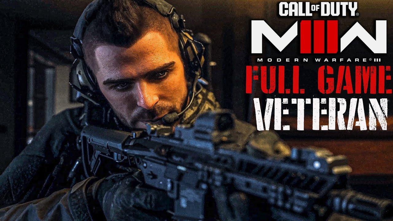 Call of Duty Modern Warfare 3｜2023｜Full Game Playthrough｜Veteran Difficulty｜4K HDR