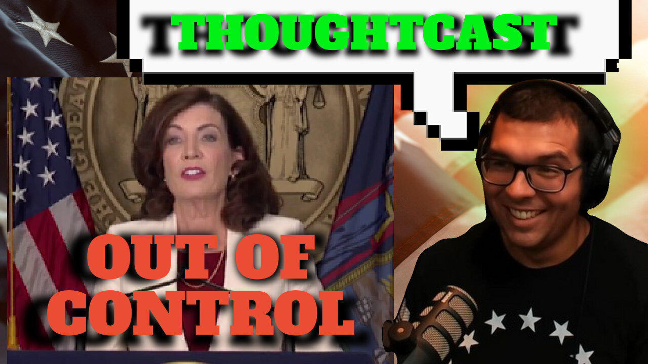 TOO FAR!!! NY GOV HOCHUL WANTS YOU IN RE-EDUCATION CAMPS. Thoughtcast with JEFF D.