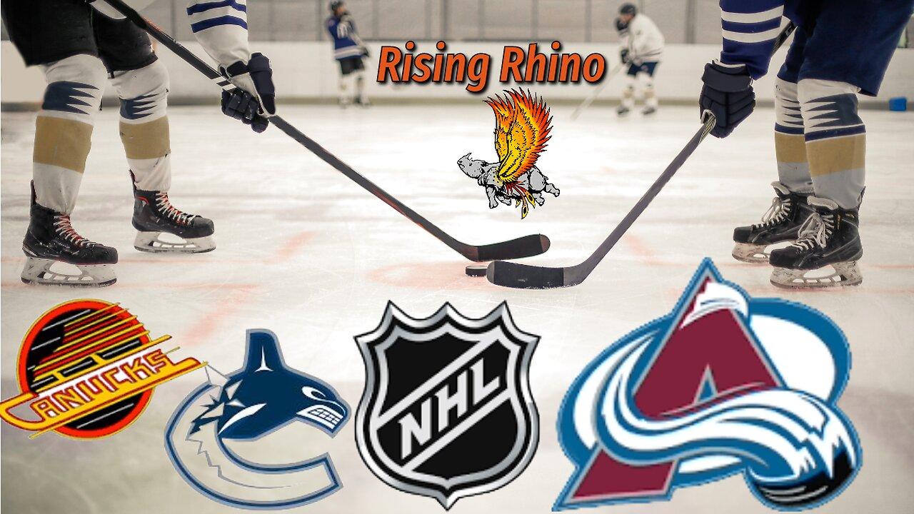 Vancouver Canucks vs Colorado Avalanche Watch Party, Play by Play, and LIVE REACTION
