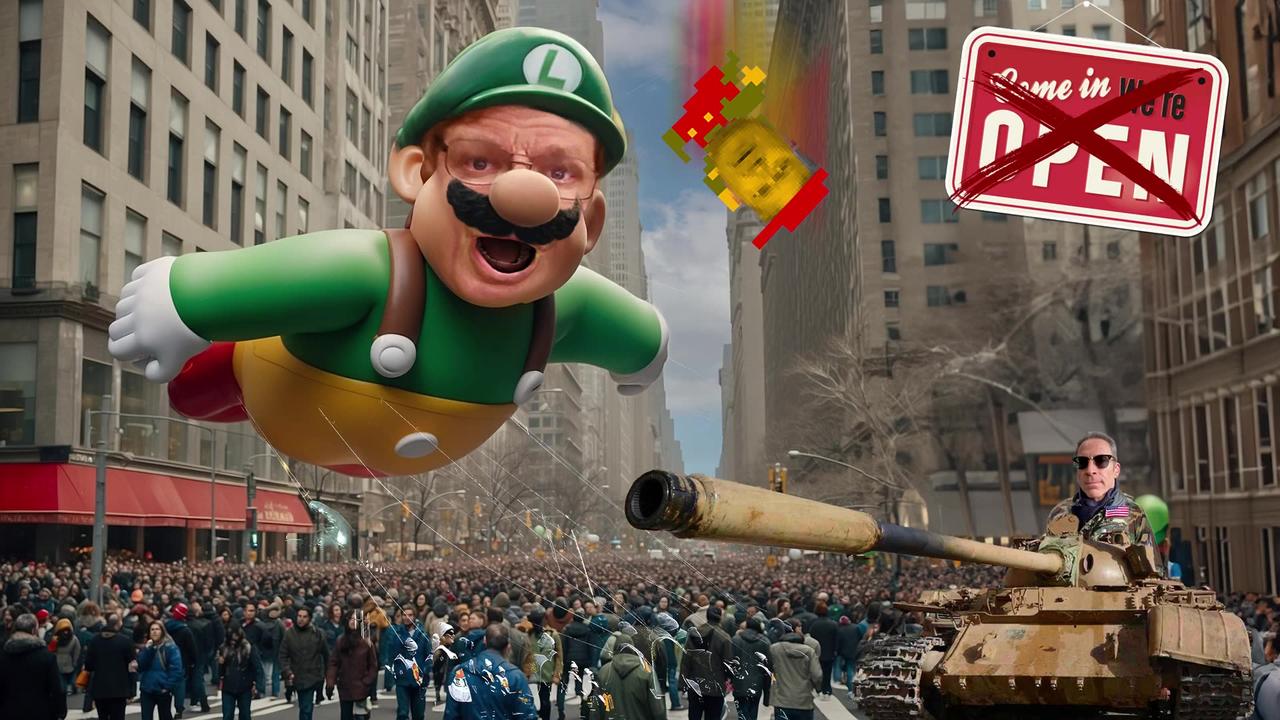 Ghost Town NYC Thanksgiving Special – Counterlawfare Reigns on Stupid Mario World Parade