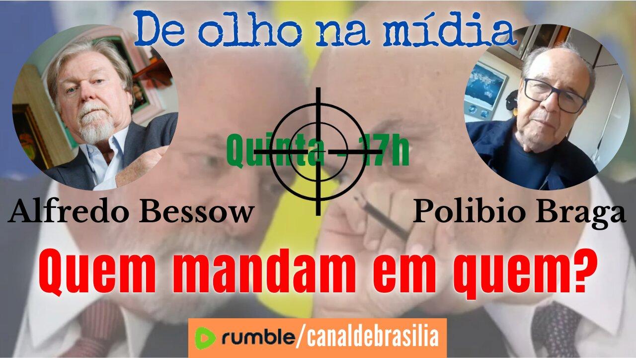 Bolsonaro e Trump na posse de Milei