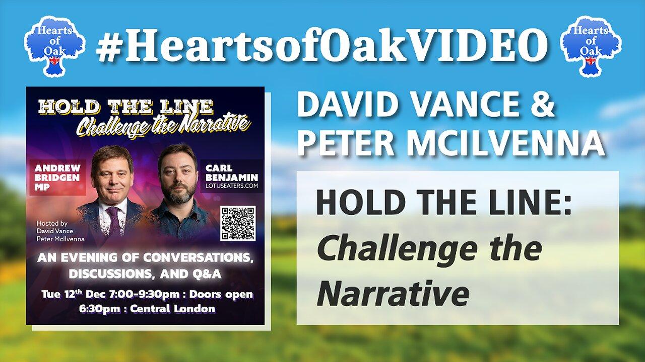 David Vance & Peter Mcilvenna - Hold the Line: Challenge the Narrative