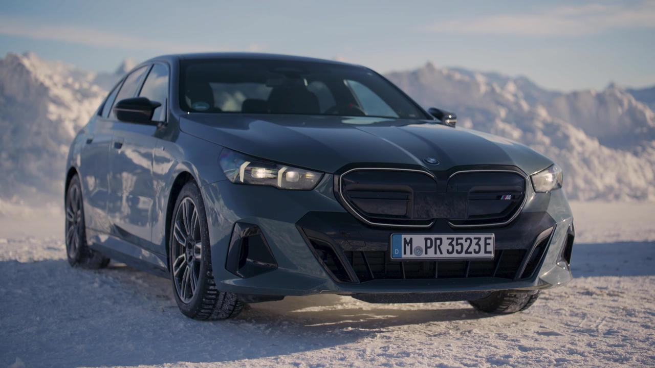 New BMW 5 Series shows off its skills on the glacier