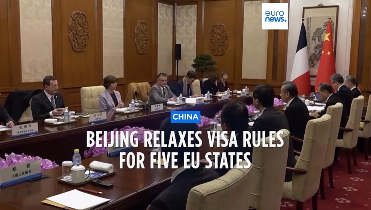 China relaxes visa rules for five EU states