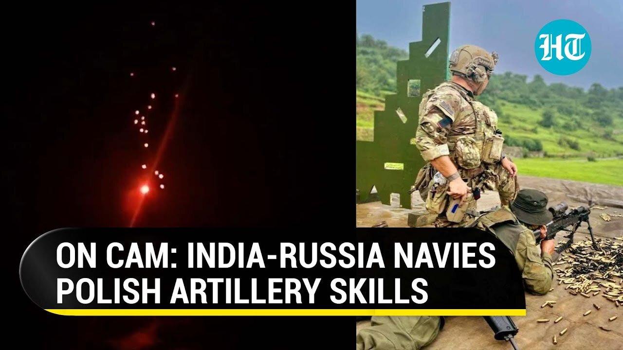 India Juggles War Games With Russia & U.S. | Watch The Navies In Action In Bay Of Bengal