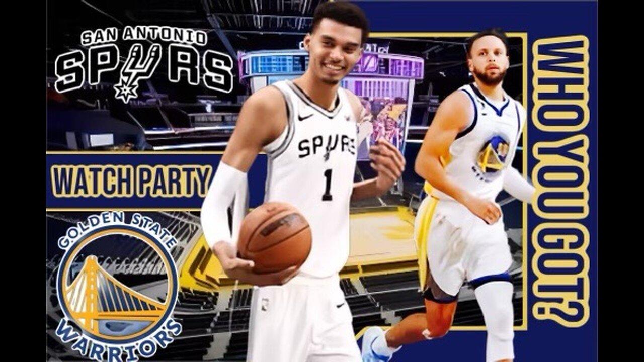 San Antonio Spurs vs Golden State Warriors | Live Watch Party Stream | NBA 2023 IN SEASON TOURNAMENT