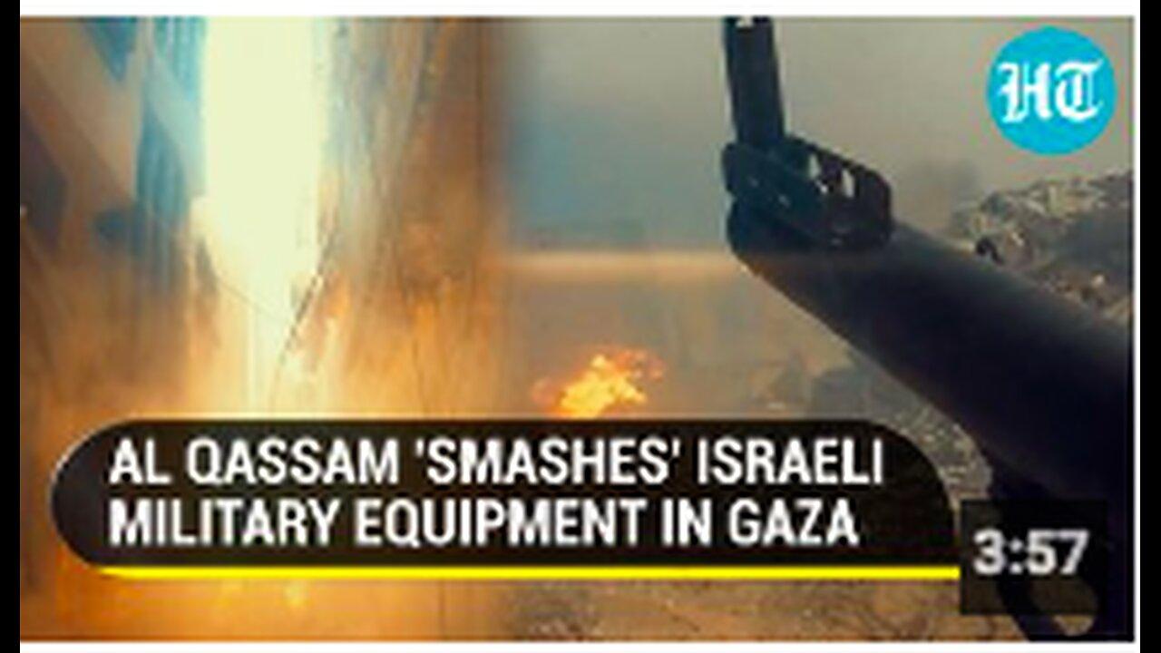 Al Qassam Sharpshooter Attacks IDF Soldier; Israeli Armoured Vehicles Ripped Into Pieces