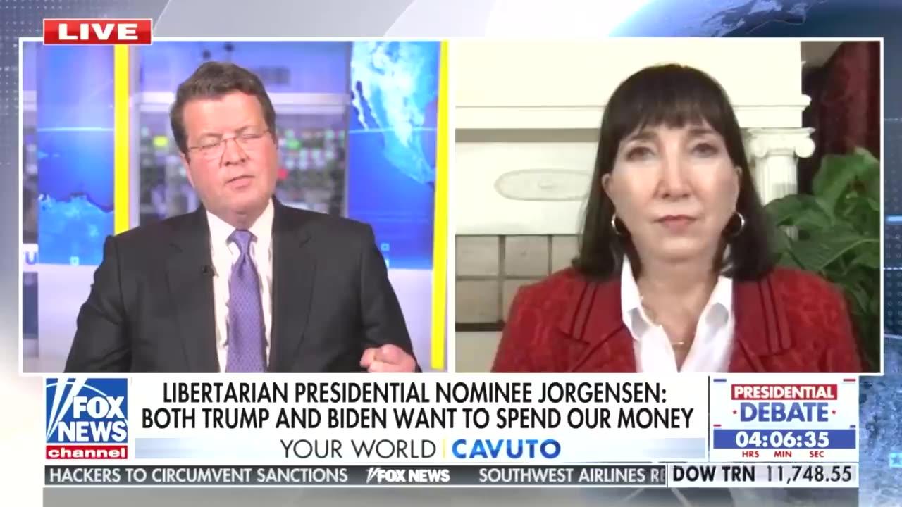 Dr. Jo Jorgensen Libertarian Party Candidate for President 2020 on Fox News with Neil Cavuto