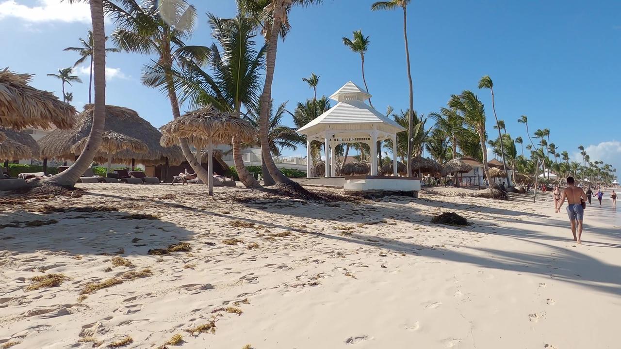 BEFORE YOU BOOK - Watch Beach Devastated by Hurricane in Punta Cana BAHIA Principe