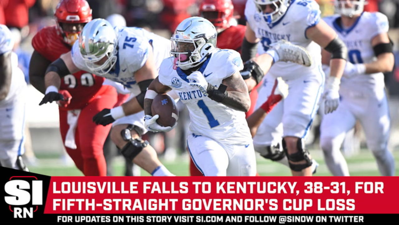 Louisville Falls Late to Kentucky, 38–31, for Fifth-Straight Governor’s Cup Loss