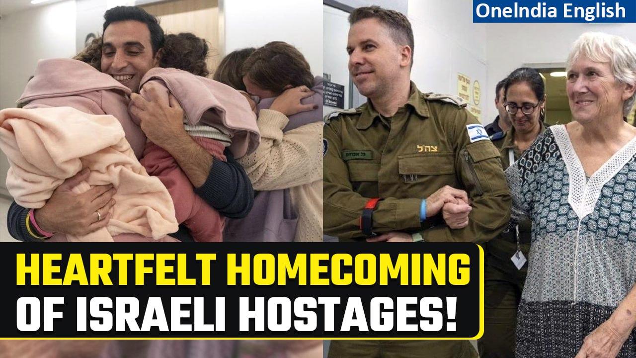 Hamas Hostage Release | Heart Melting Reunion of Israelis Surface | Oneindia News