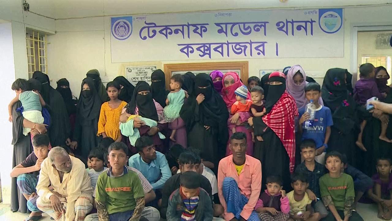 Rohingya refugees detained after attempting migration journey to Indonesia