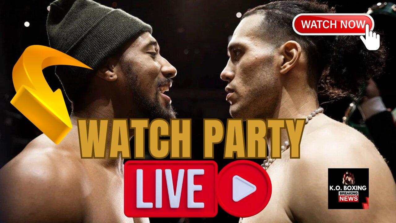 Boxing Tonight: Benavidez Vs. Andrade – LIVE WATCH PARTY