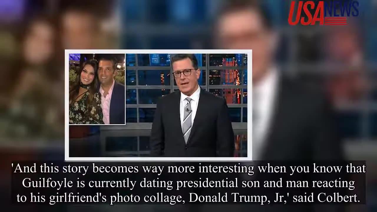 Stephen Colbert said this about Trump Jr's girlfriend