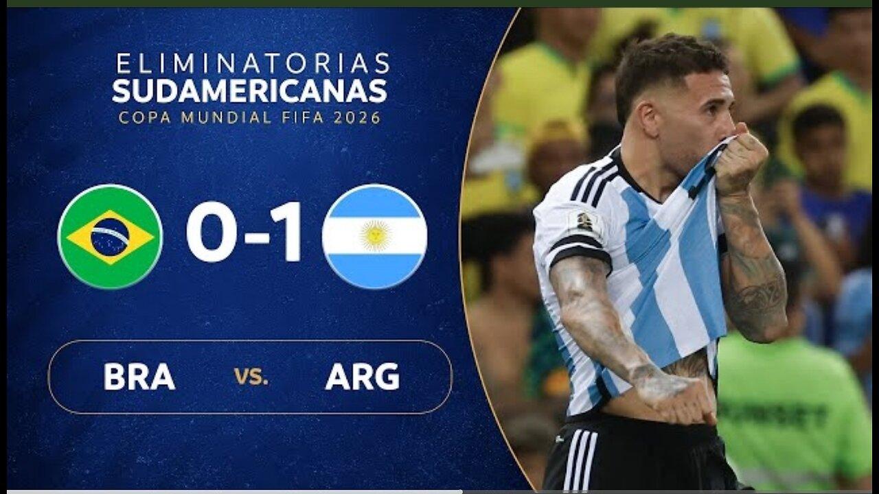 Argentina Vs Brazil-2026 World cup qualification round♥️