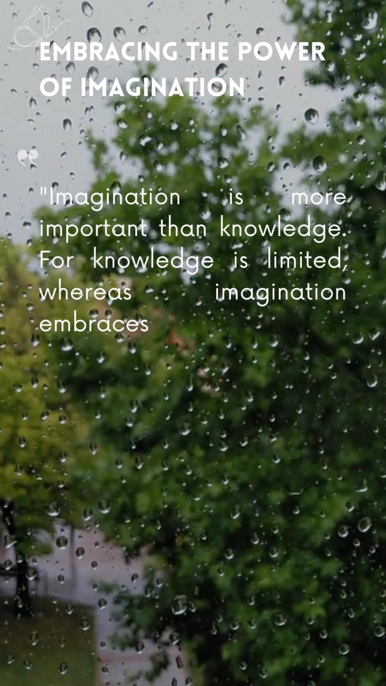 Embracing the power of imagination